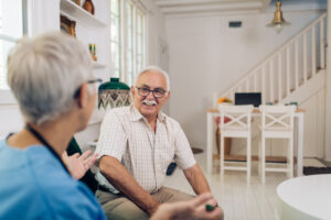 Learn about elderly home care solutions through a complimentary in-home consultation.
